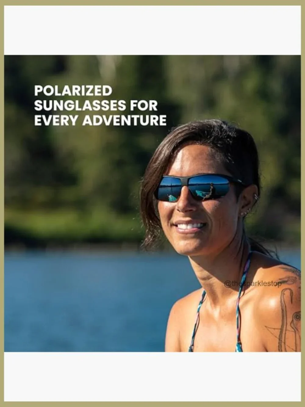 Polarized Sunglasses for Men Women UV Protection Lightweight Flexible